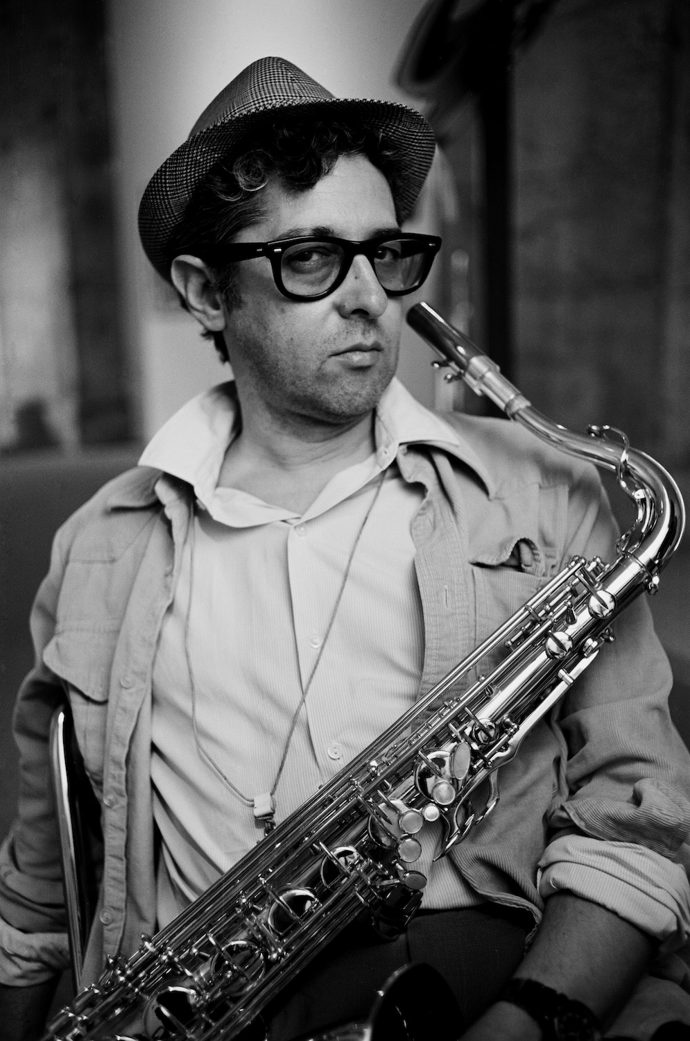 Barney Wilen, musicien, 1987, portrait