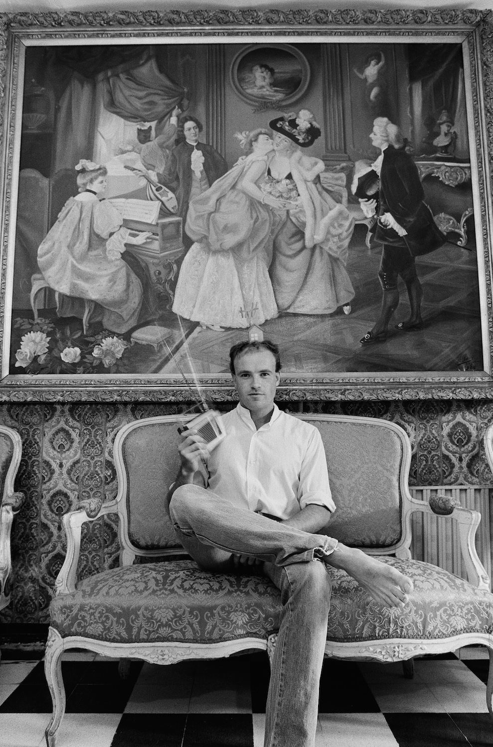 Patrick Moya, artiste visuel, 1985, portrait